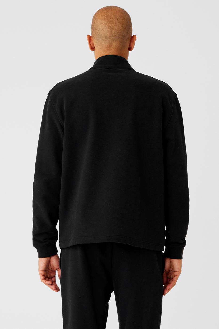 Renown Heavy Weight 1/4 Zip - Black Product Image