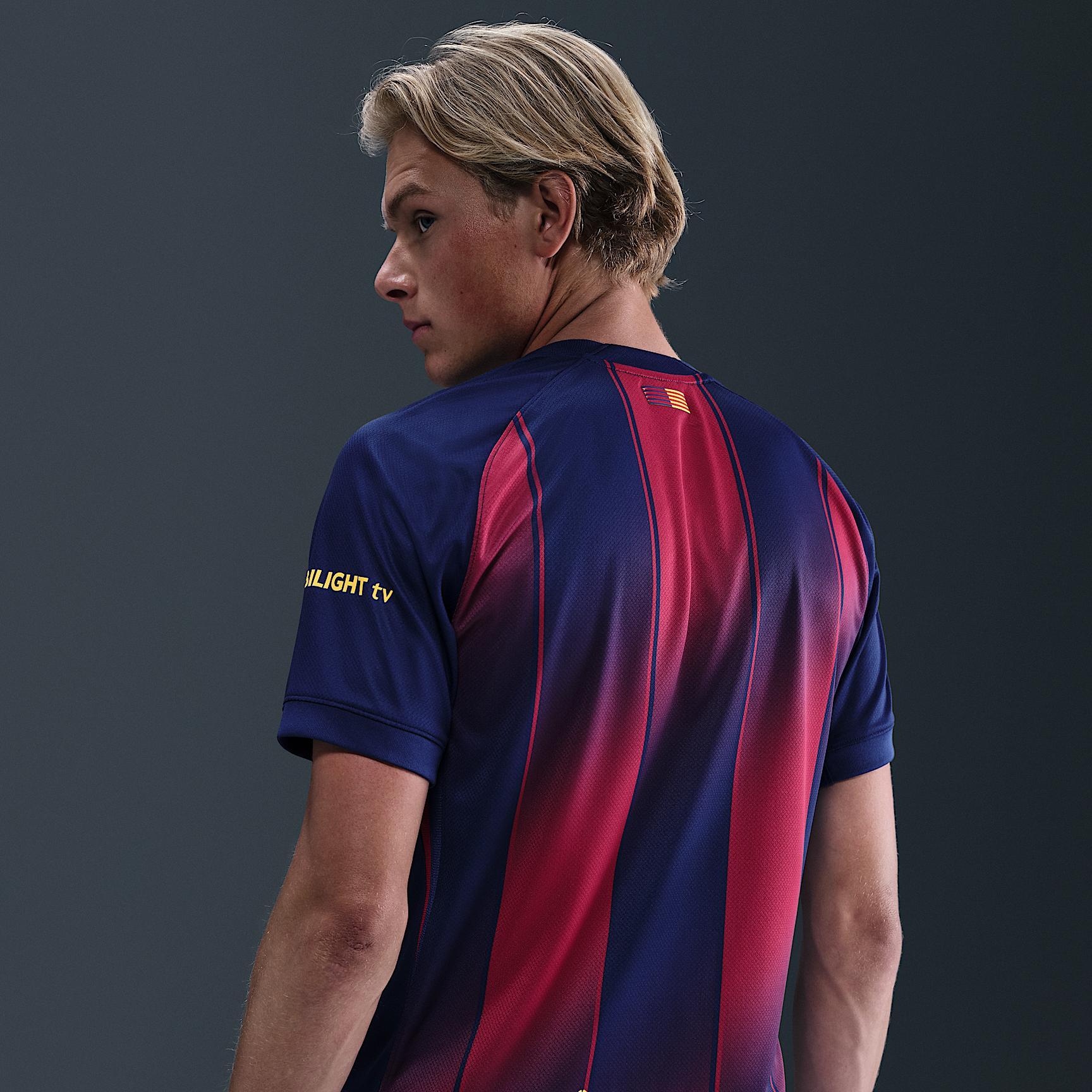 FC Barcelona 2025/26 Stadium Home Men's Nike Dri-FIT Soccer Replica Jersey Product Image