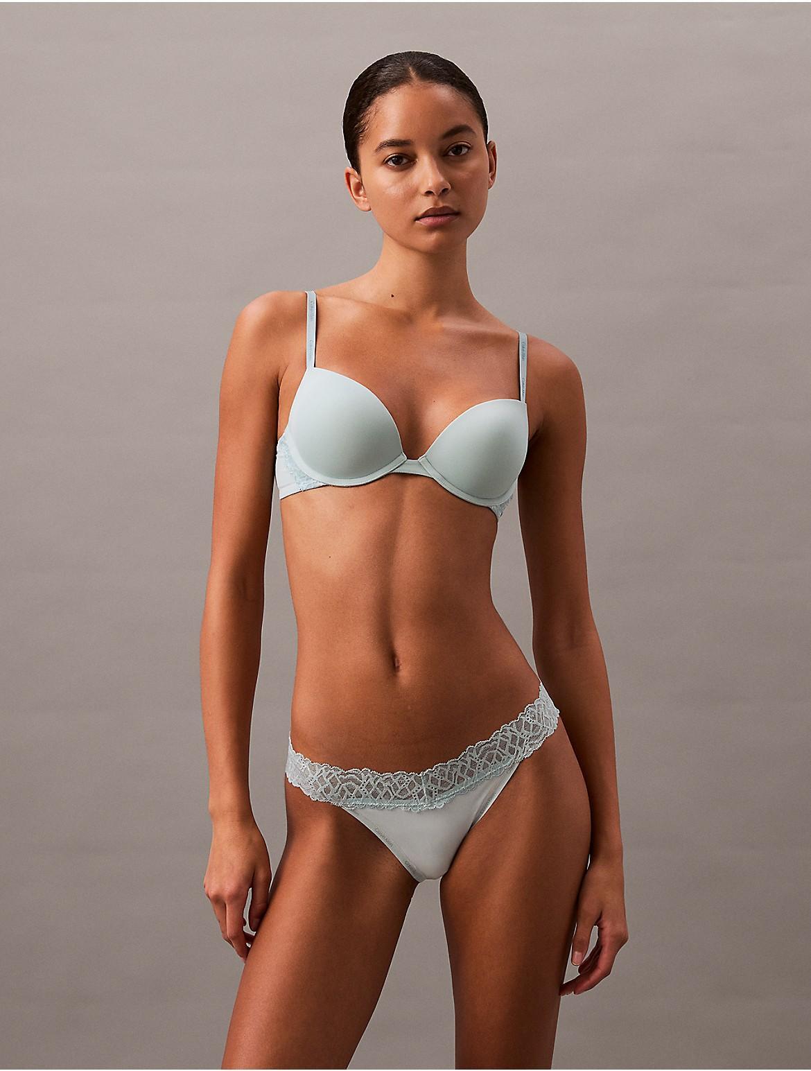 Calvin Klein Women's Attraction Push-Up Plunge Bra - Black - 34B Product Image