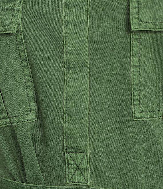 Tommy Bahama Coastal Twill Short Sleeve Button Front Shirt Dress Product Image