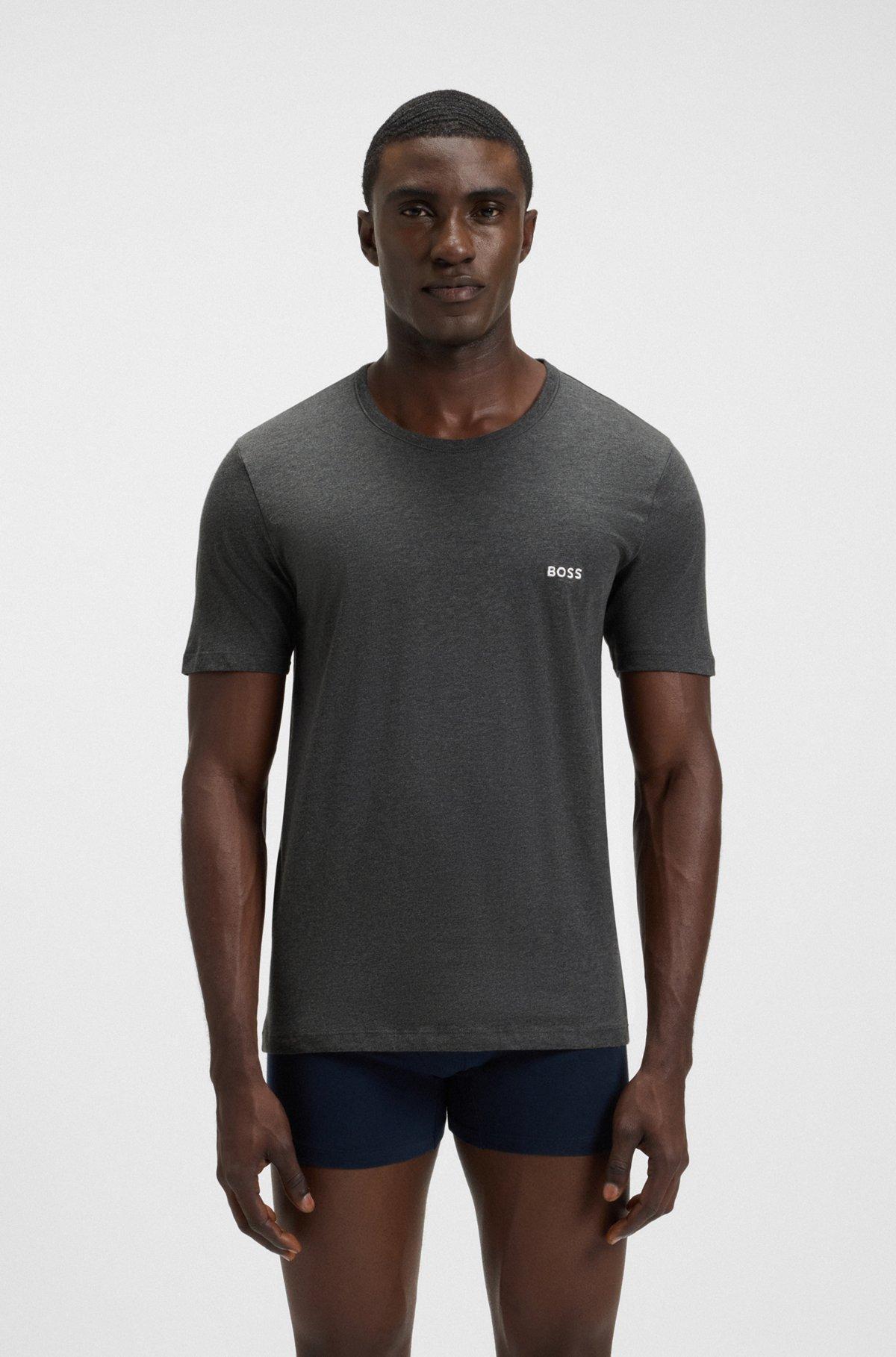 Three-pack of logo-embroidered T-shirts in cotton Product Image