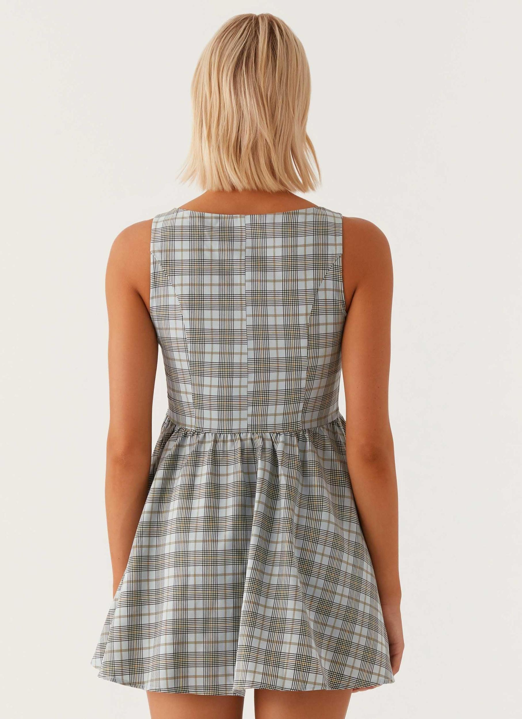 Steffie Mini Dress - Check Product Image