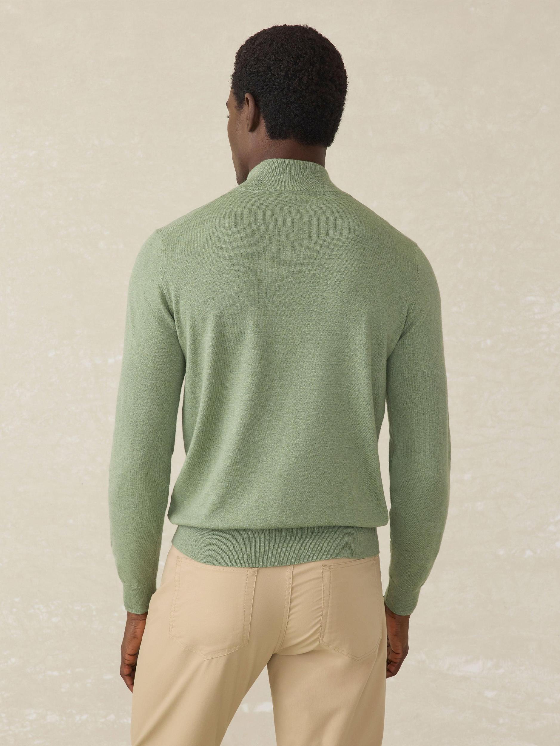 Movement™ Quarter Zip Sweater - Faded Leaf Melange Male Product Image