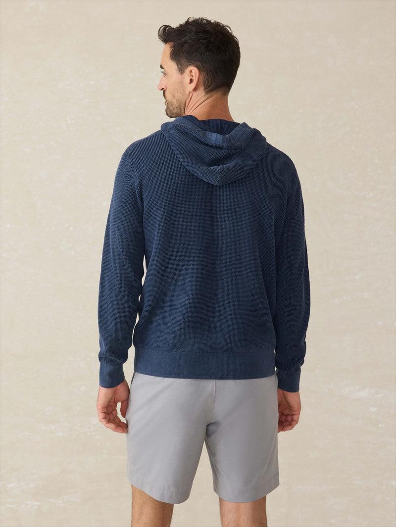 Sunwashed Sweater Hoodie - Blue Nights Product Image