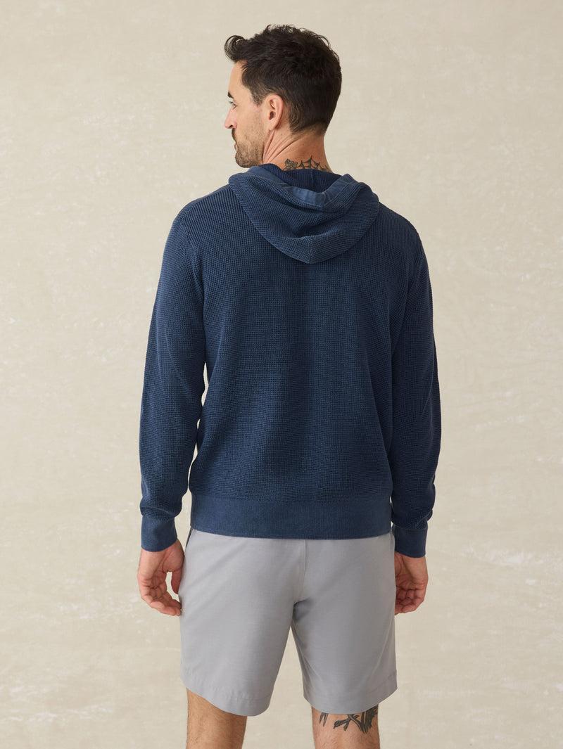 Sunwashed Sweater Hoodie - Blue Nights Product Image