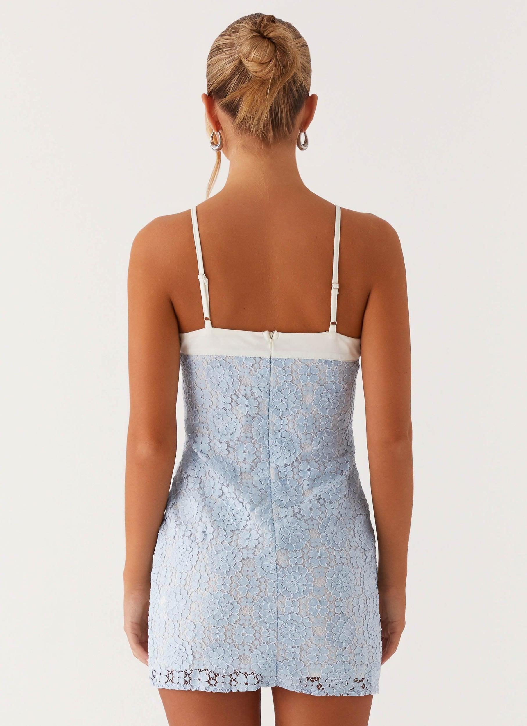 For Keeps Mini Dress - Blue Product Image
