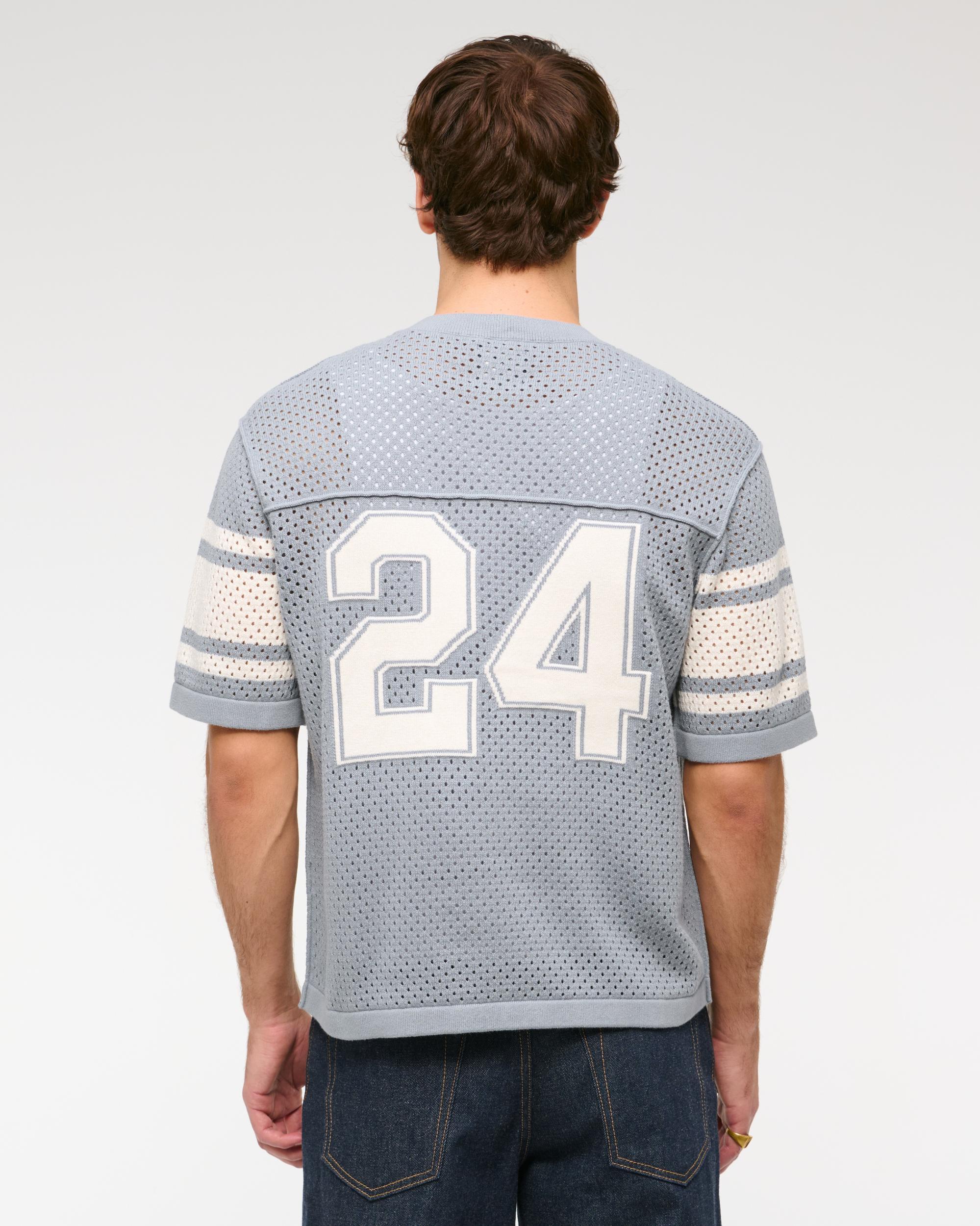 Football Jersey-Inspired Sweater Product Image