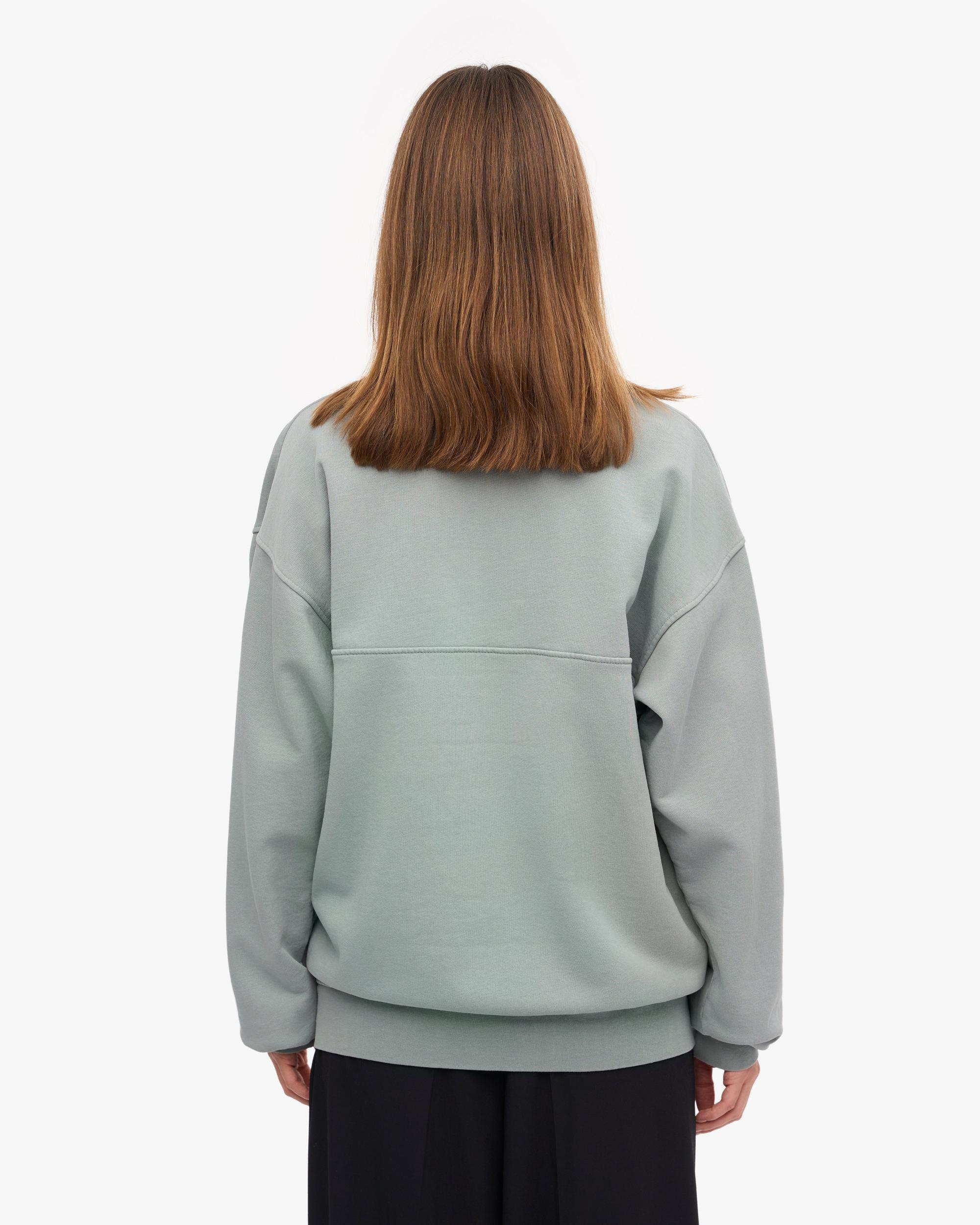 Organic Quarter Zip - Steel Blue Product Image