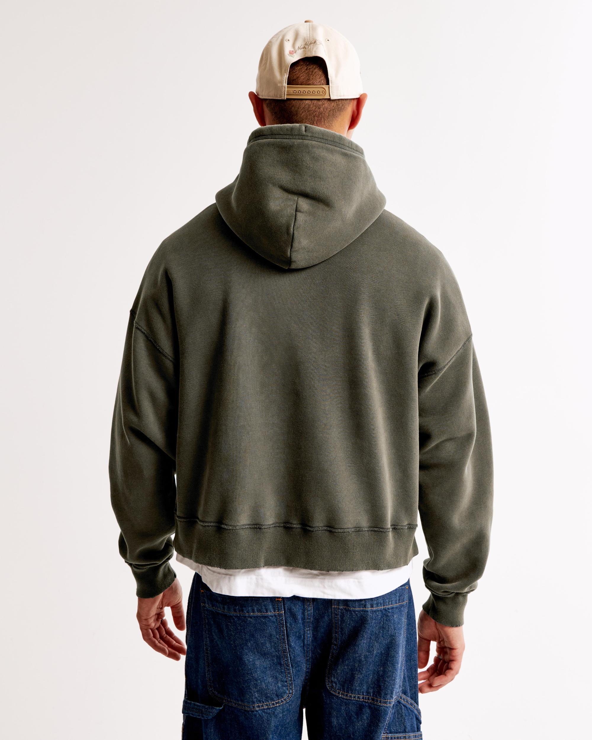 Essential Cropped Popover Hoodie Product Image