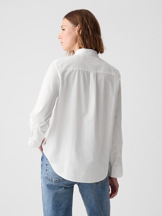 Sheer Lace Classic Shirt Product Image