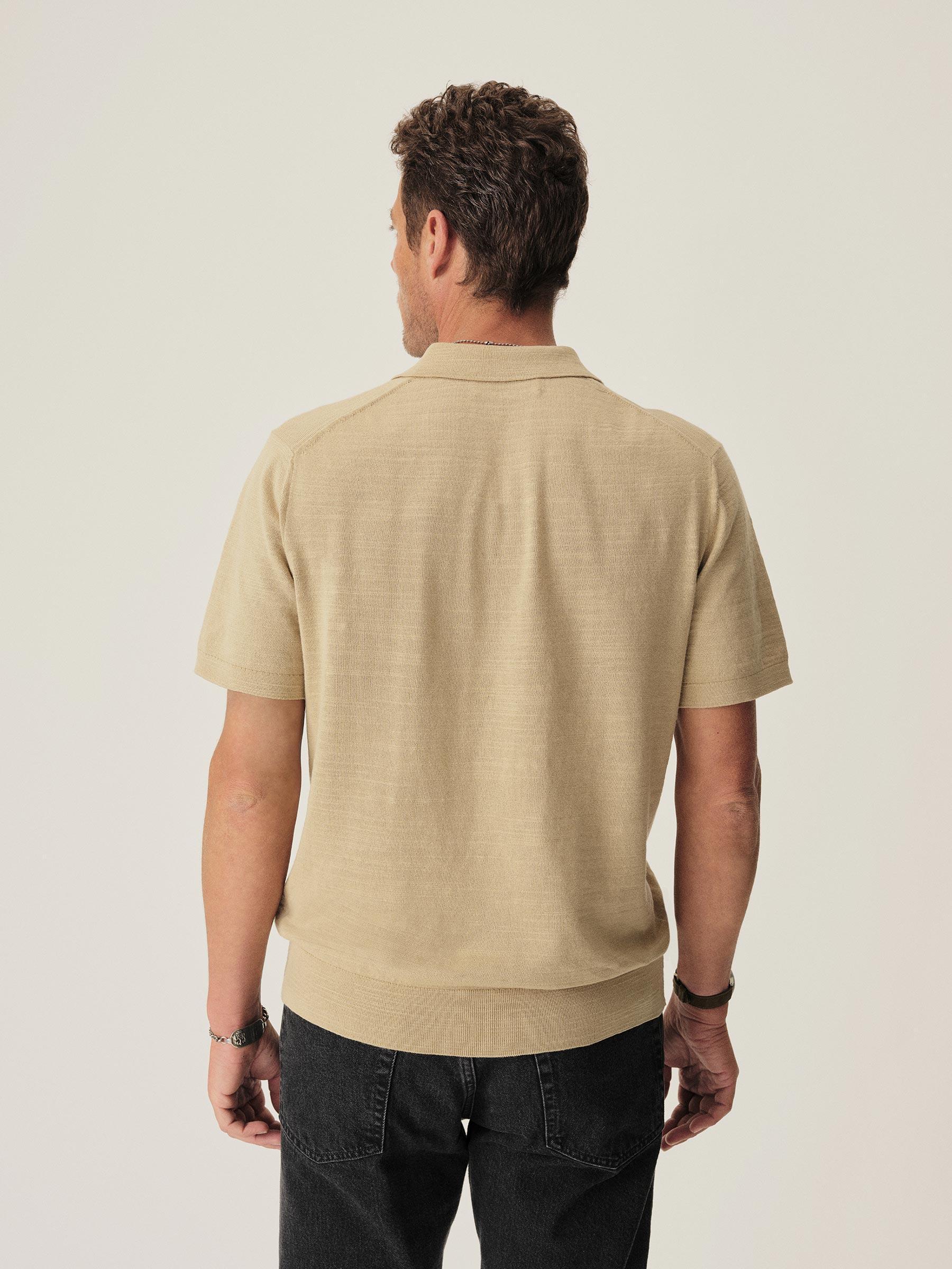 Cedar Avalon Knit Polo Product Image
