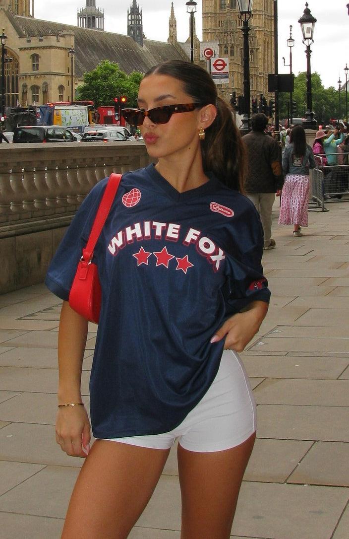Just Get Along Oversized Jersey Navy Product Image