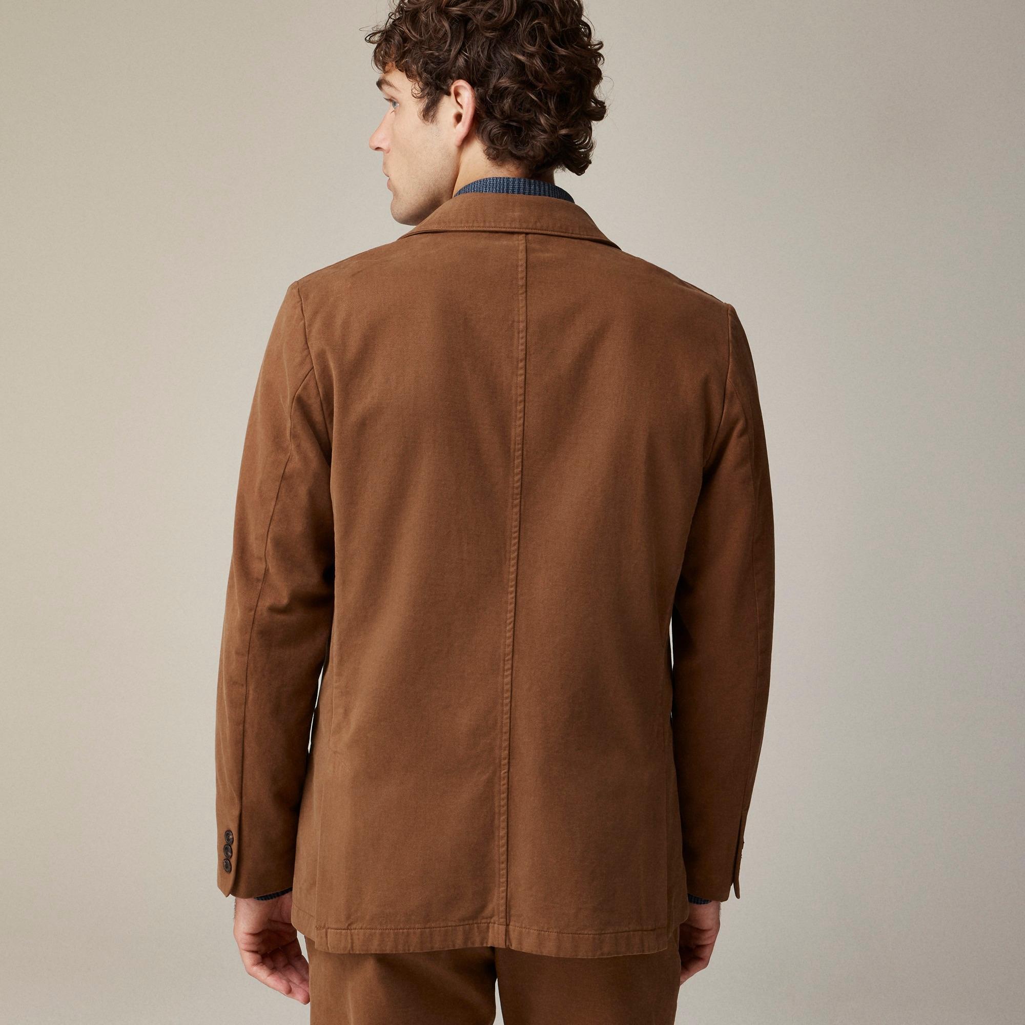 Kenmare Relaxed-fit suit jacket in Italian cotton blend Product Image
