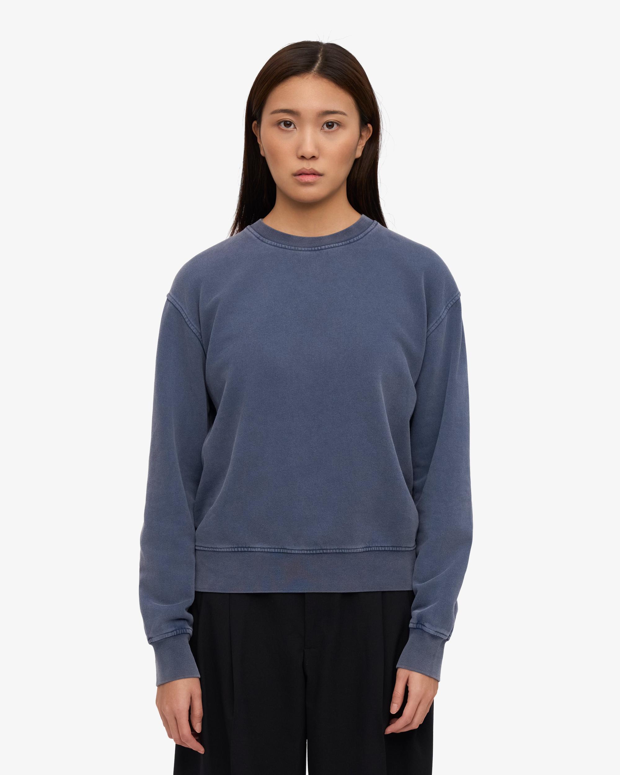 Women Classic Organic Crew - Neptune Blue Product Image