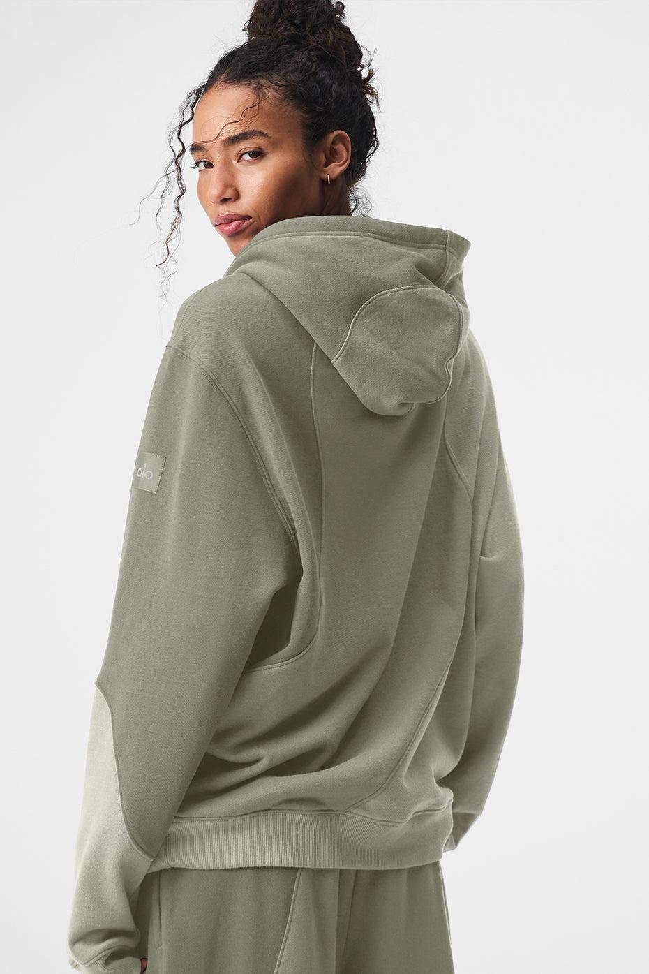 Alo Yoga | Make Waves Hoodie Green, Size: XL WOMEN/L MEN Product Image