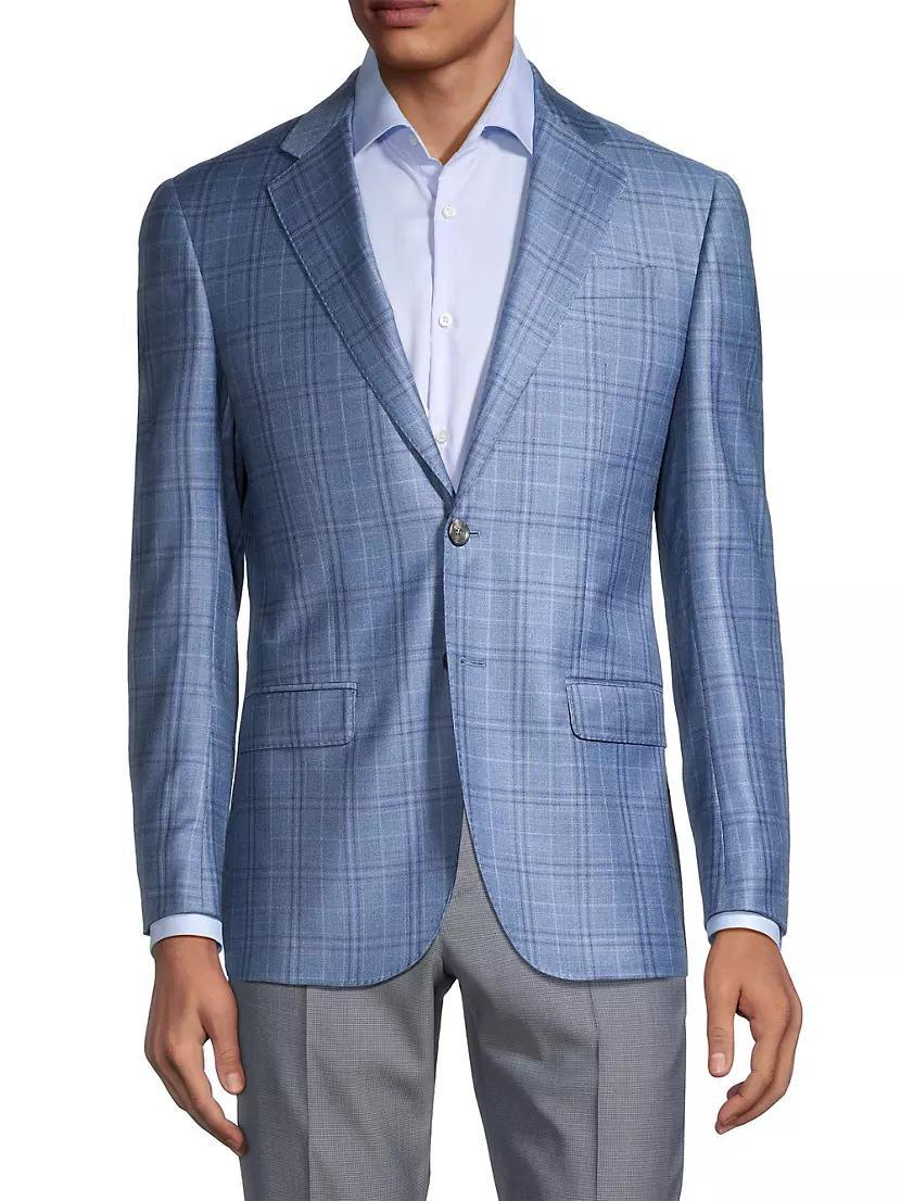 Plaid Wool Sportcoat Product Image