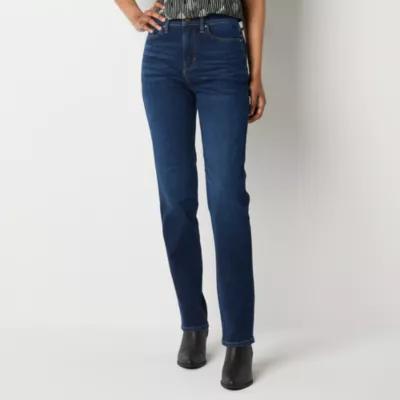 a.n.a - Tall Womens High Rise Curvy Straight Fit Jean Product Image
