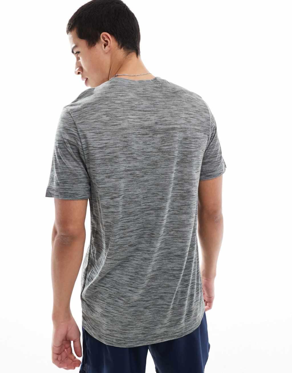 Nike Training Dri-Fit Reset t-shirt in gray heather Product Image