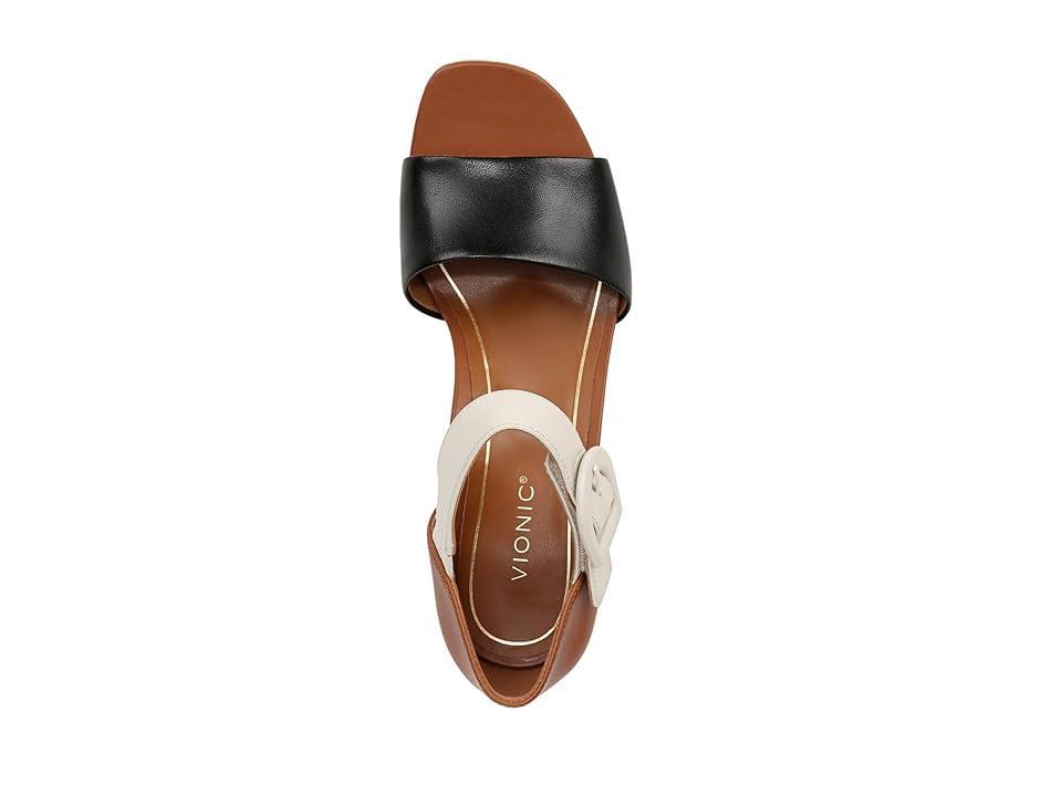 VIONIC Chardonnay (Tan Black Cream Leather) Women's Sandals Product Image