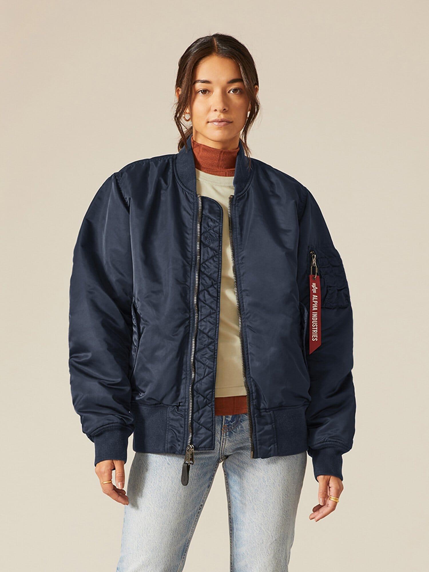MA-1 BATTLEWASH BOMBER JACKET Female Product Image