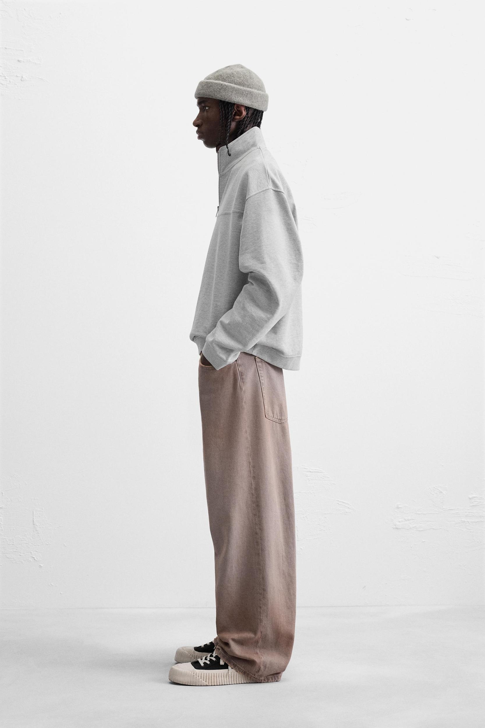 ZIP COLLAR SWEATSHIRT X ALL CAPS STUDIO Product Image