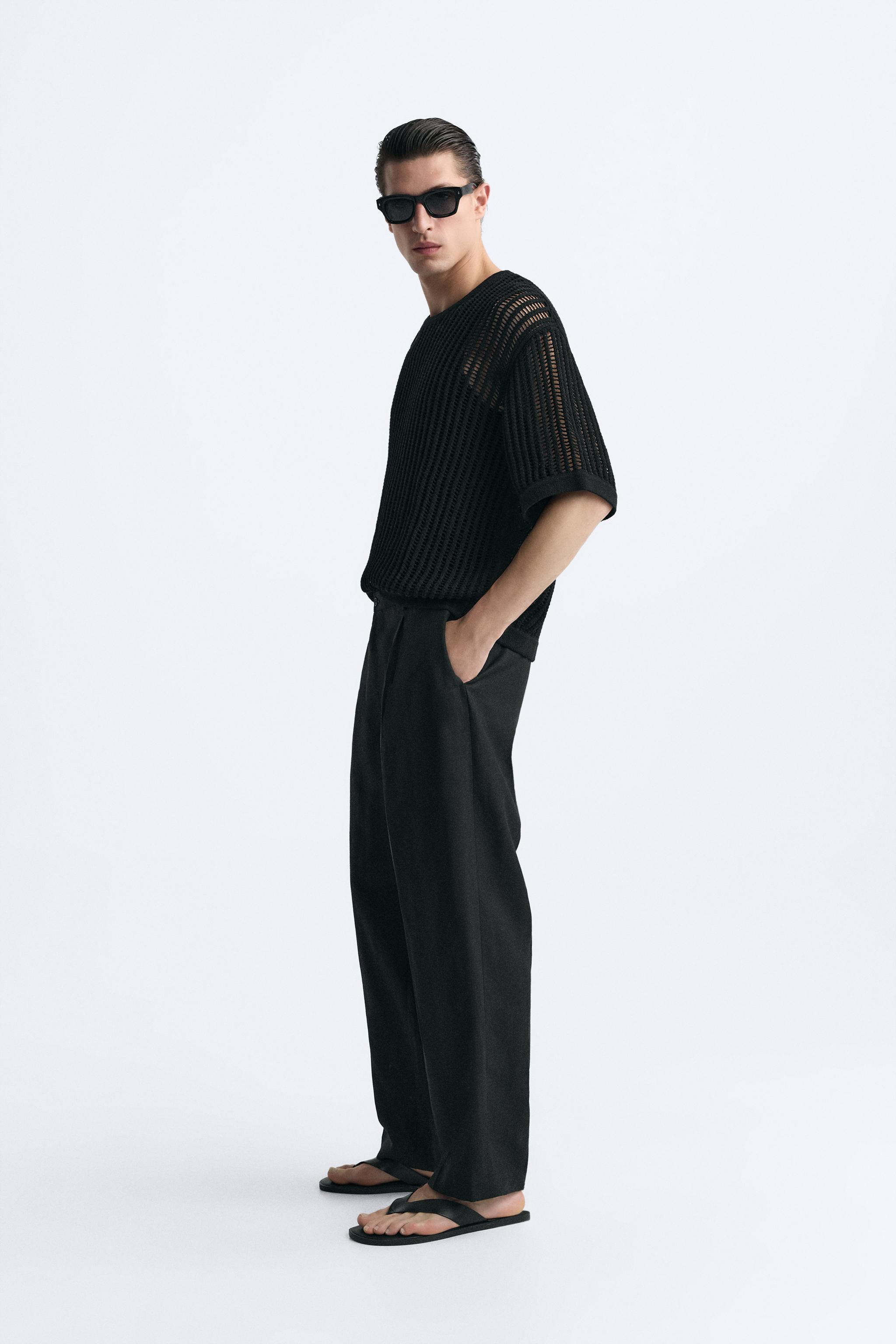 OPEN KNIT T-SHIRT Product Image