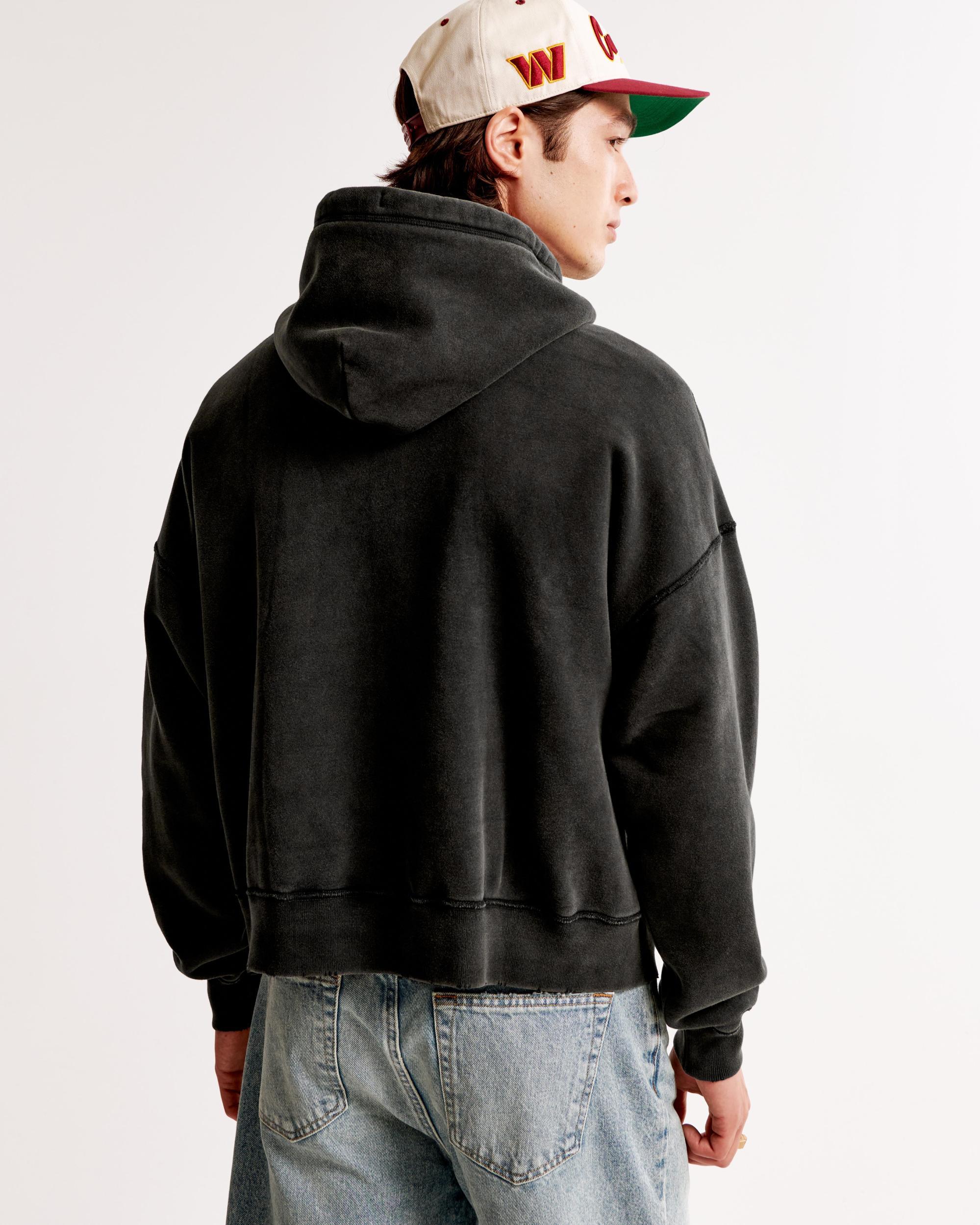 Essential Cropped Popover Hoodie Product Image