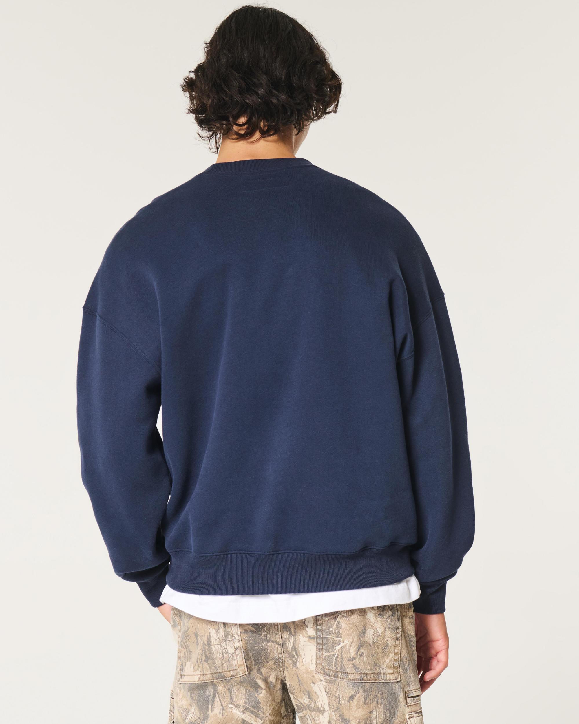 Boxy Mickey Mouse Graphic Sweatshirt Product Image