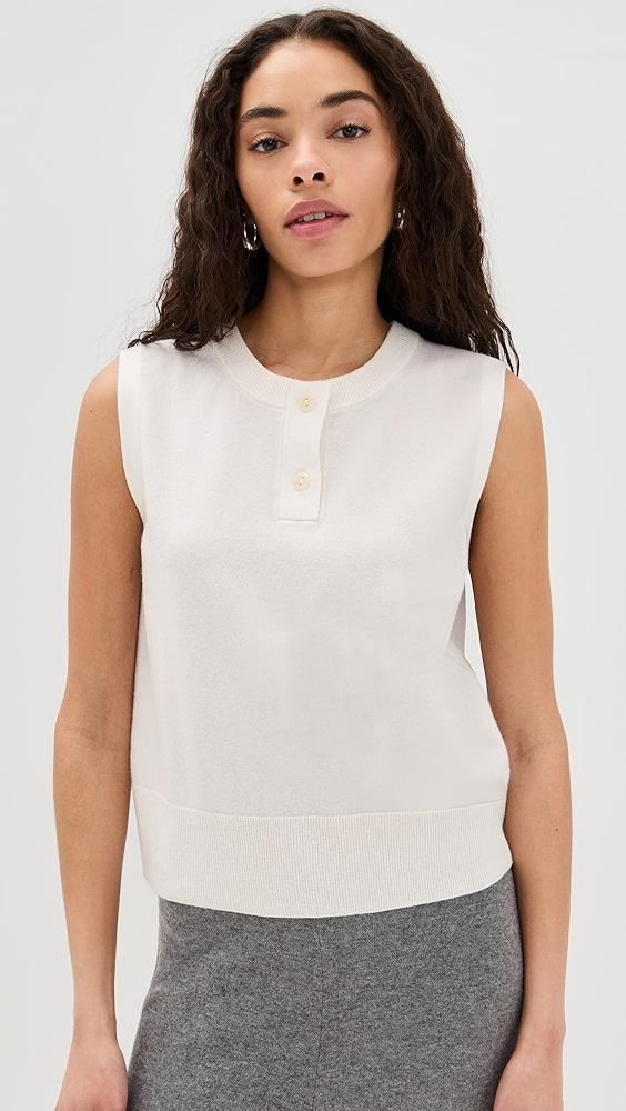 Vince Henley Crew Neck Shell | Shopbop Product Image