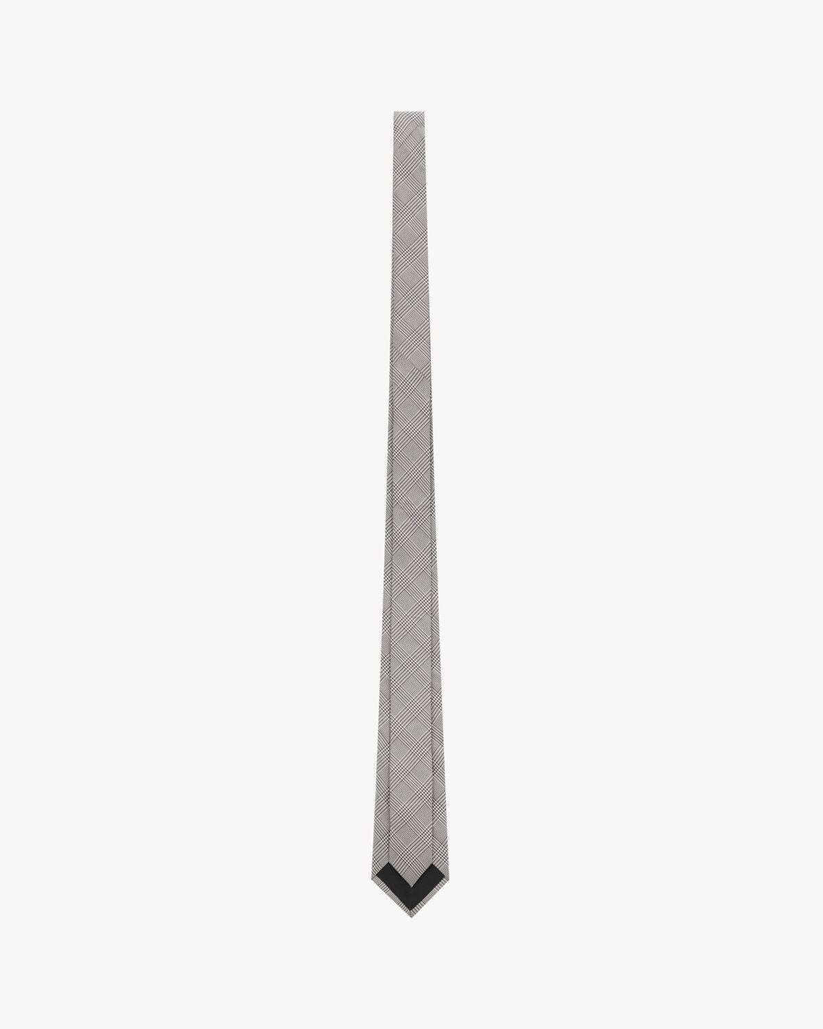 tie in prince of wales silk grosgrain Product Image