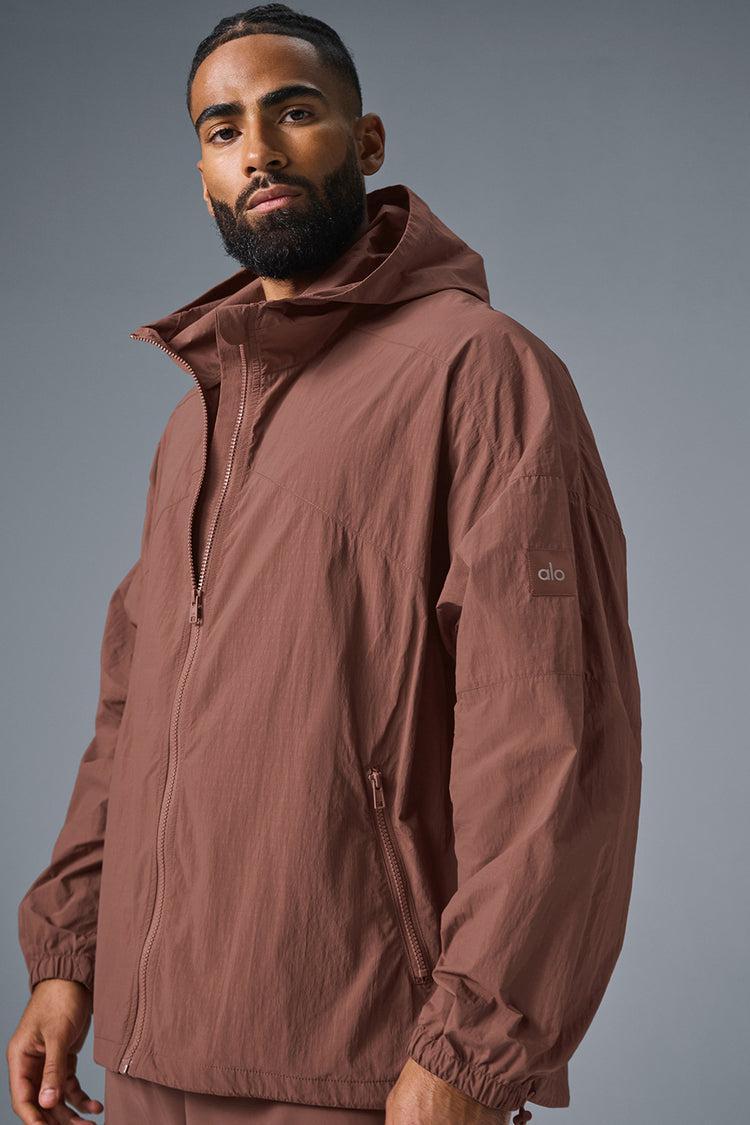 Vantage Nylon Ripstop Track Jacket - Chestnut Product Image