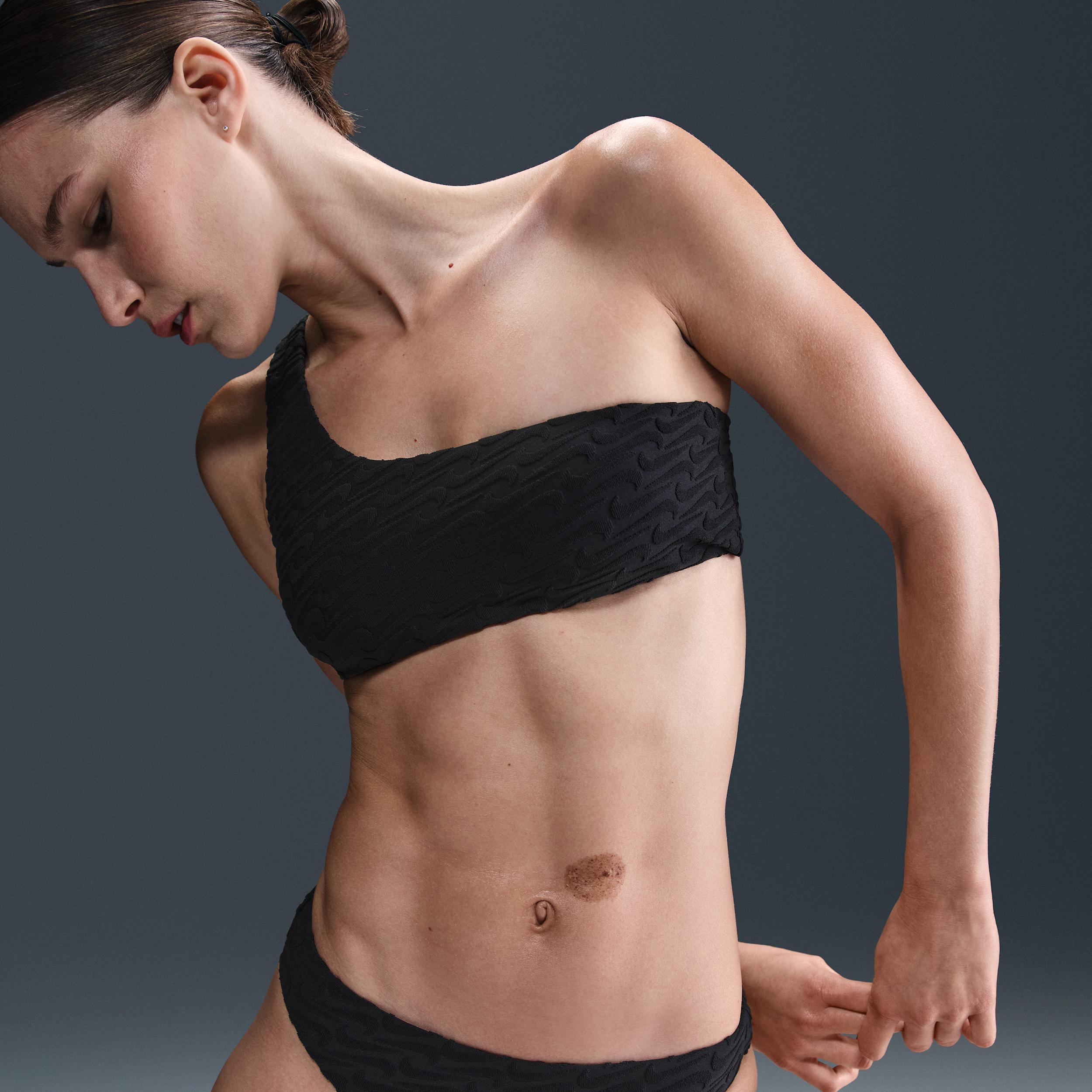 Nike Women's Swim Swoosh Link Terry Hipster Bikini Bottom Product Image