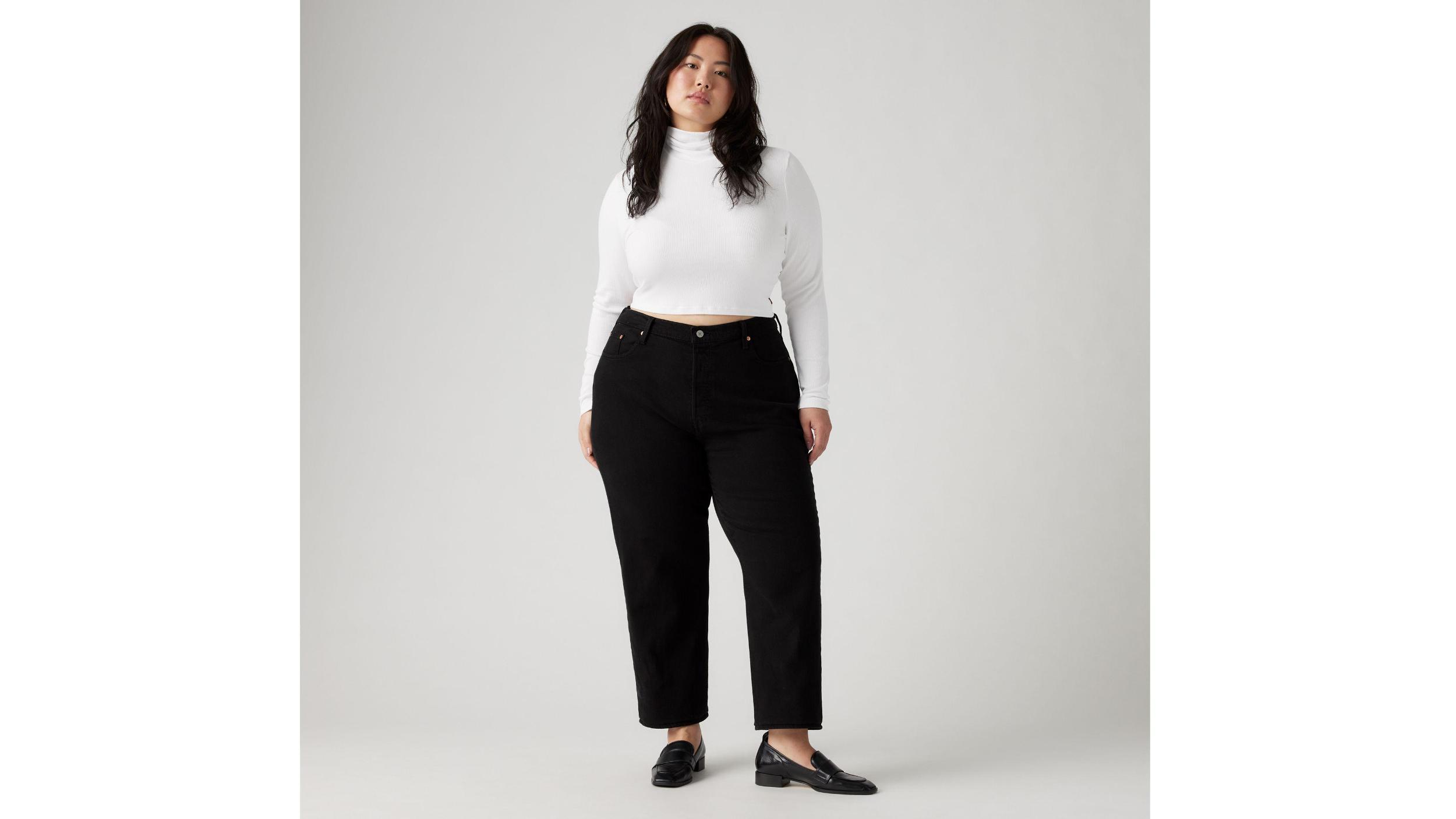 Ribcage Straight Ankle Women's Jeans (Plus Size) Product Image