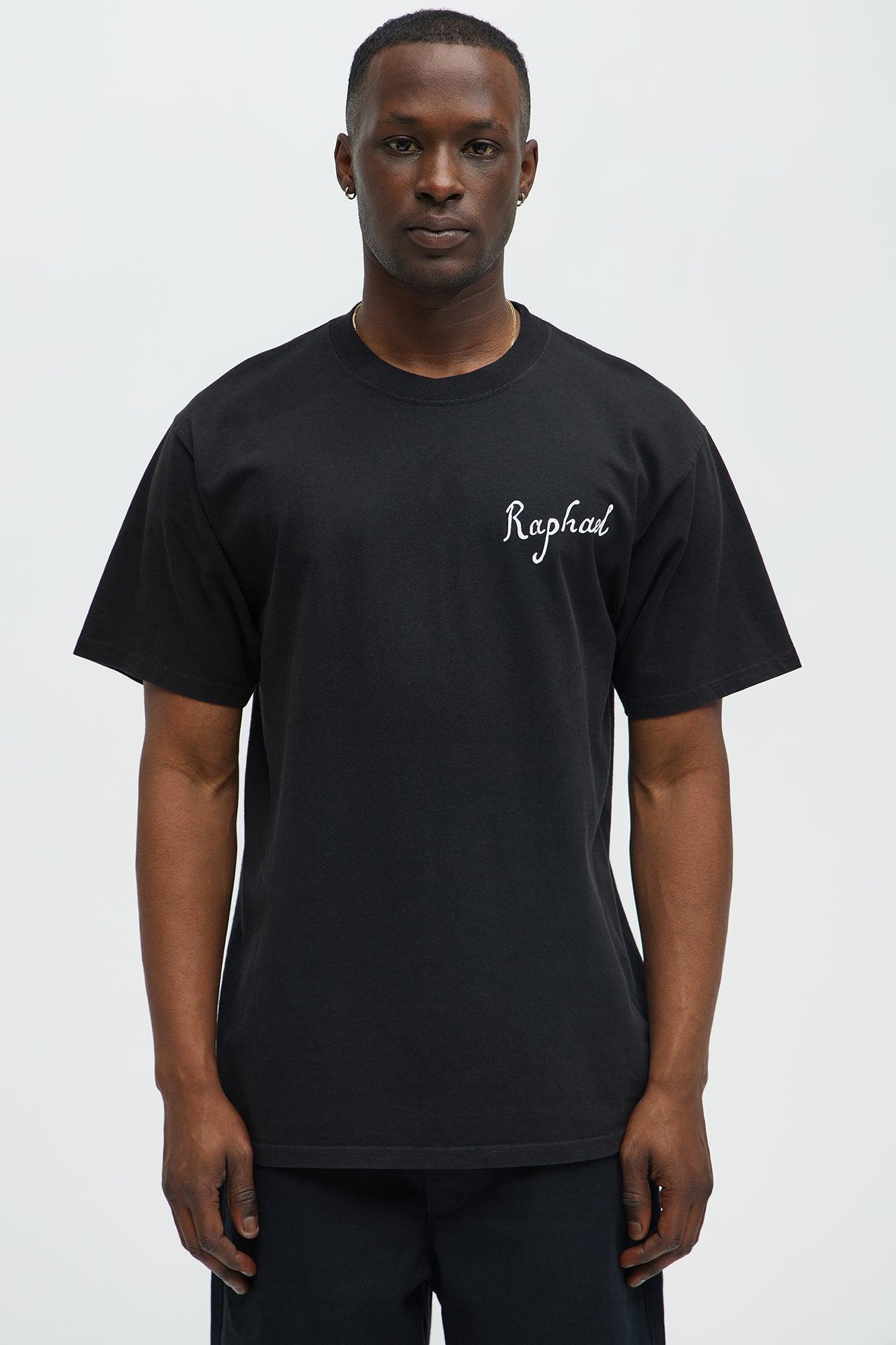 Raphael The School Of Athens Oversized Short Sleeve Tee - Black Product Image