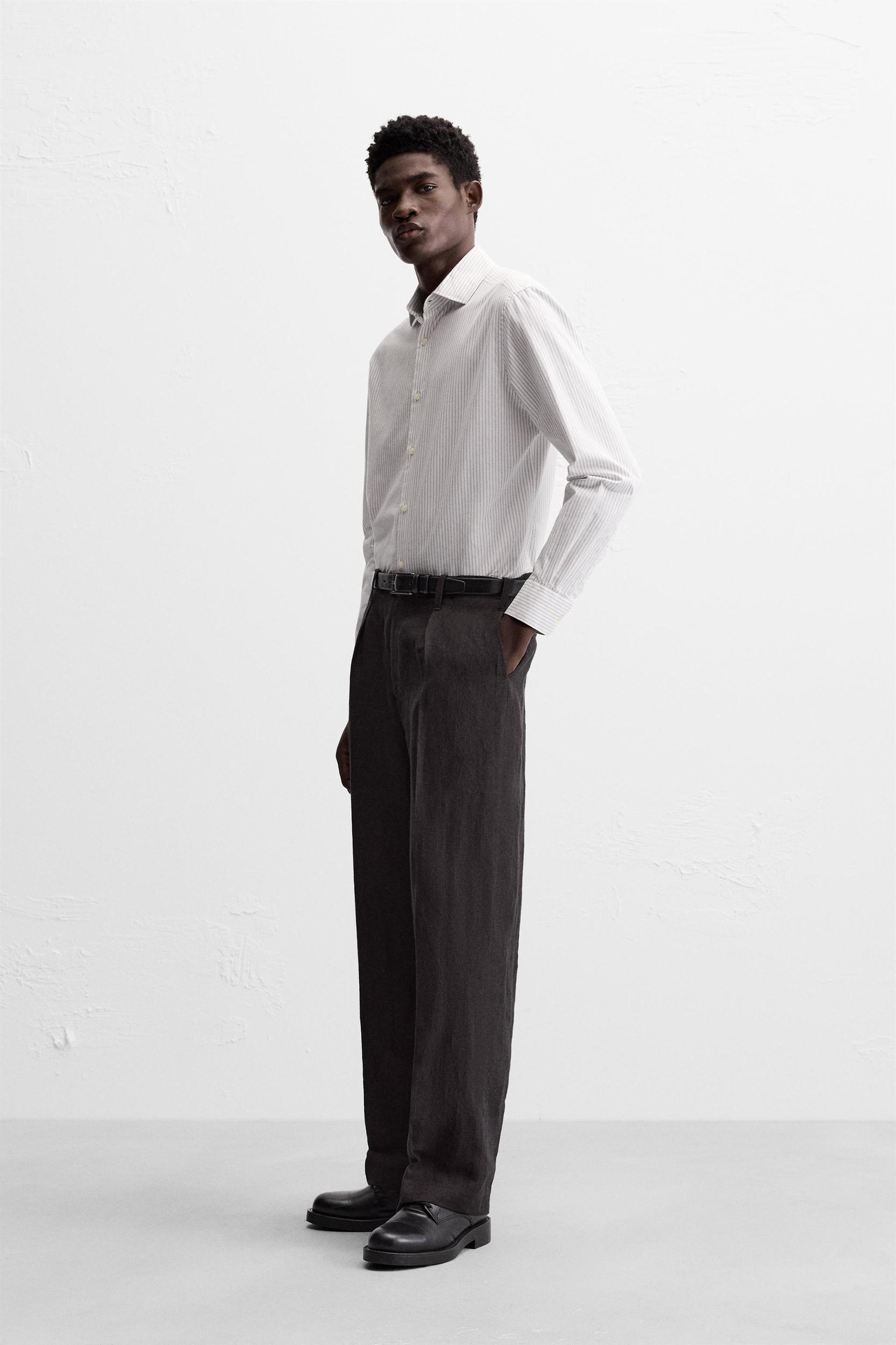 TEXTURED WEAVE TWILL SHIRT Product Image