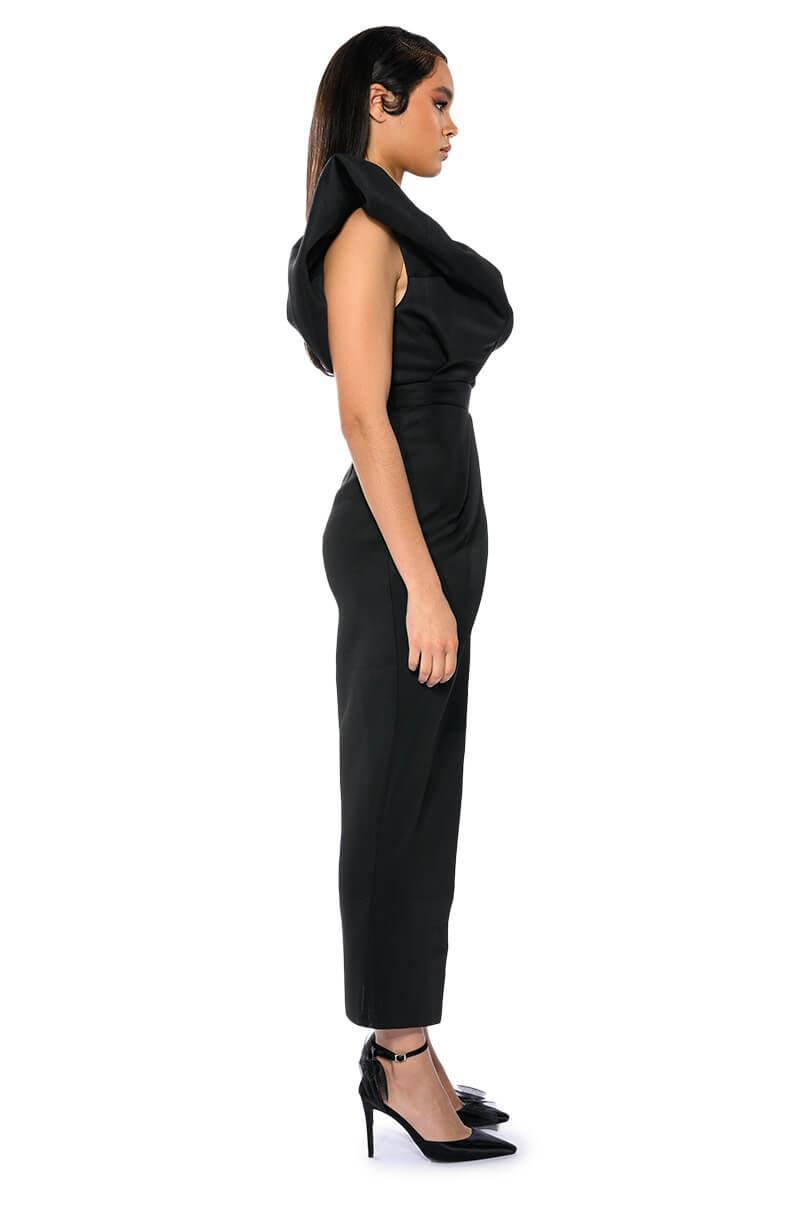 GAGA AT THE OSCARS PUFF SLEEVE MAXI DRESS Product Image