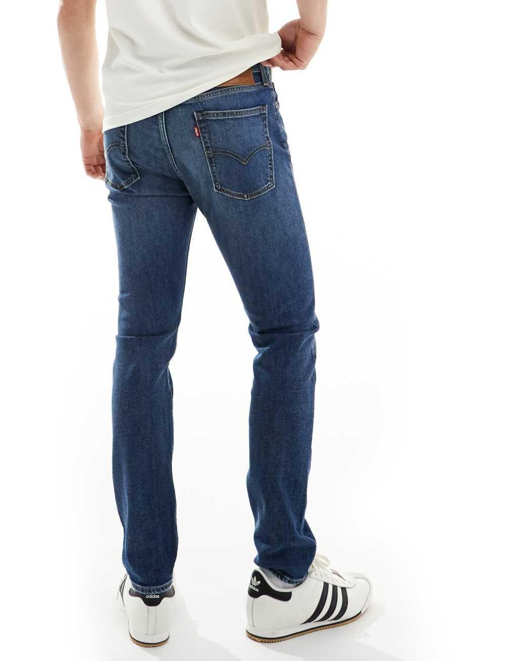 Levi's 510 skinny fit jeans in mid blue Product Image