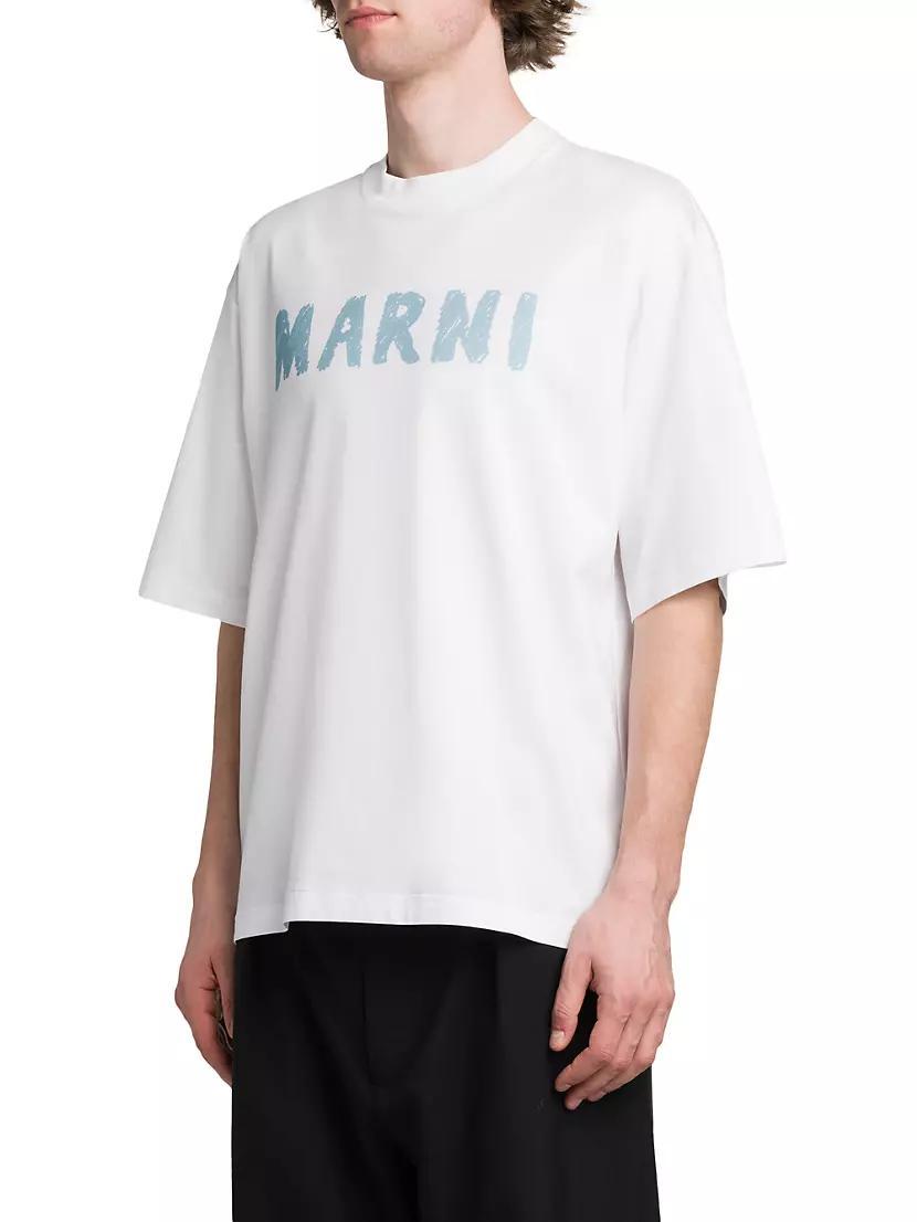Mens Logo Cotton T-Shirt Product Image