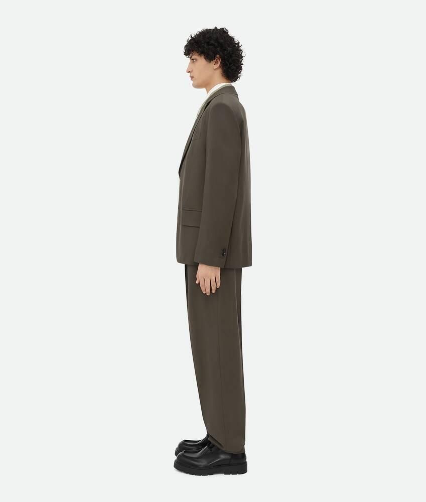Men's Light Wool Twill Jacket in Olive Product Image