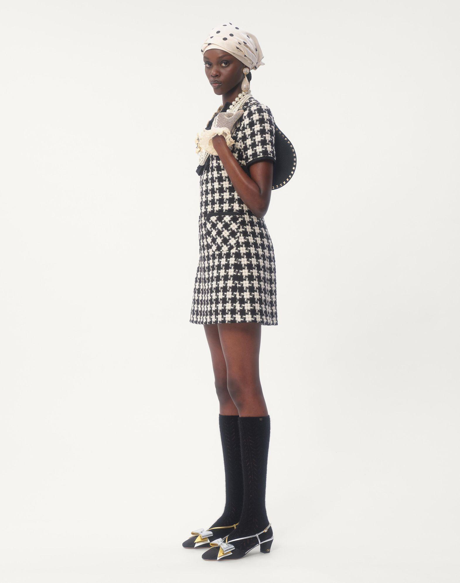Mini Rockstud Hobo Bag In Grainy Calfskin Product Image