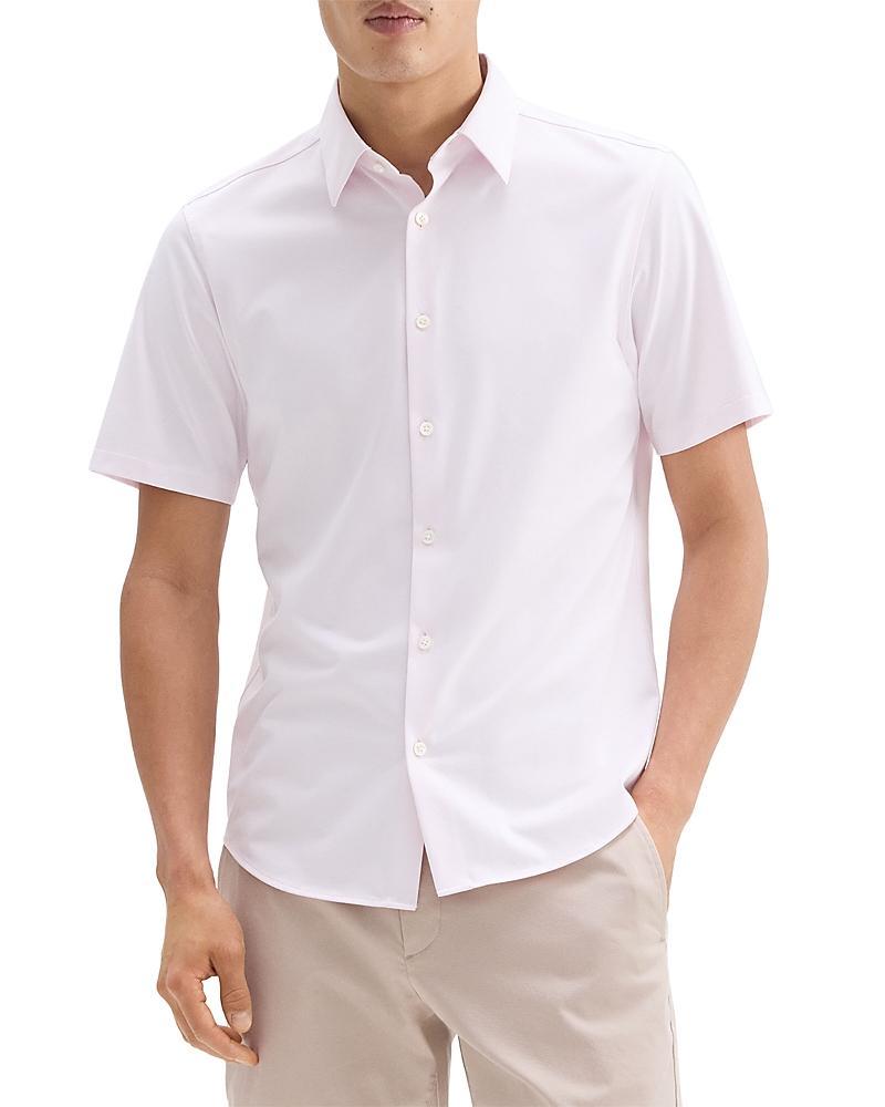 Mens Irving Short Sleeve Shirt in Structure Knit Product Image