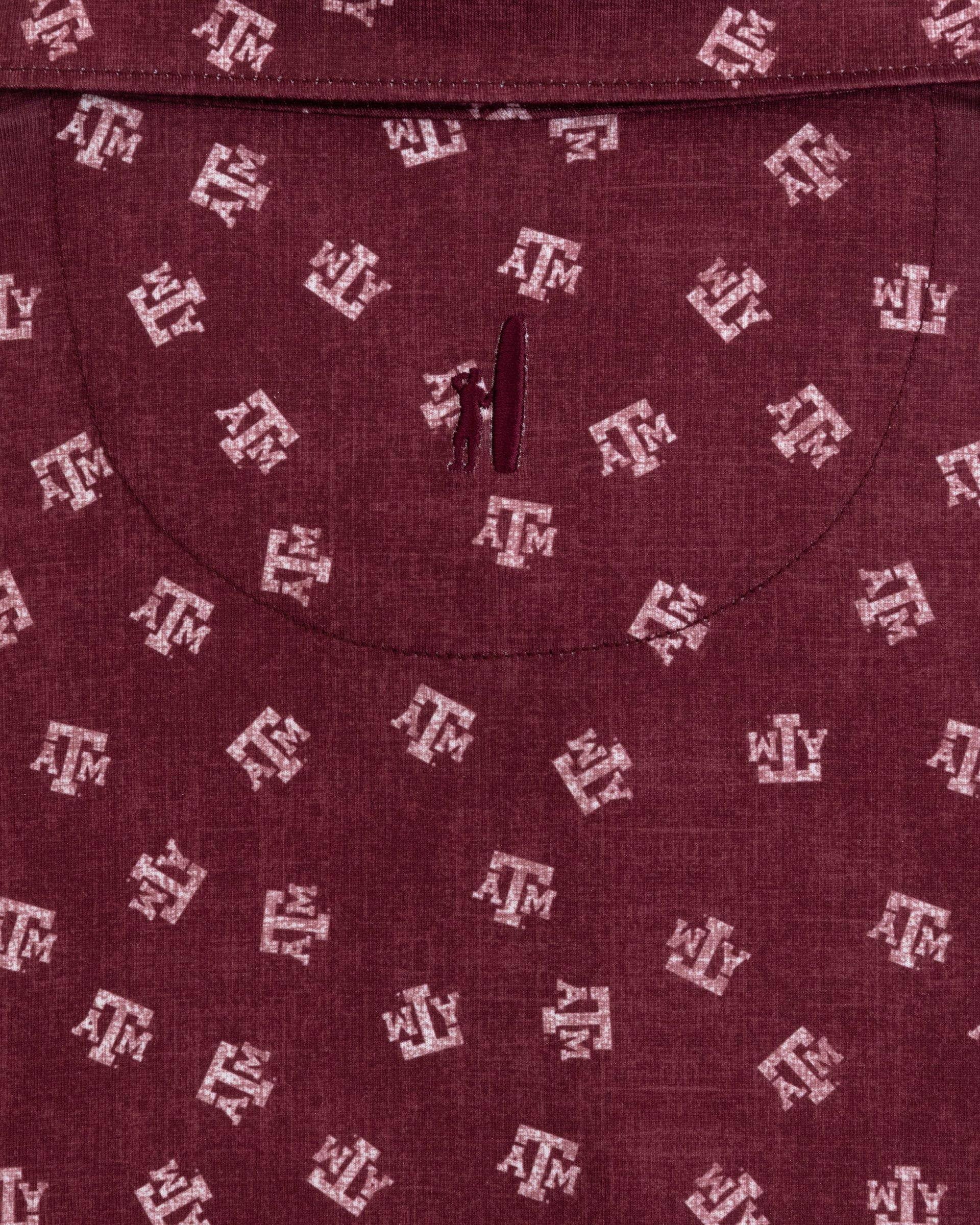 Texas A&M Stadium Exeter Printed Jersey Performance Polo Product Image