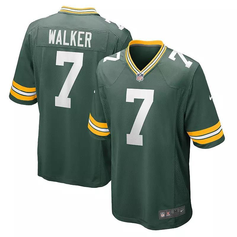 Men's Nike Quay Walker Green Green Bay Packers Player Game Jersey, Size: Small Product Image