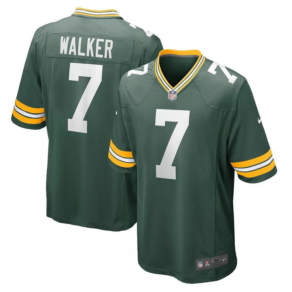 Men's Nike Quay Walker Green Green Bay Packers Player Game Jersey, Size: Small Product Image