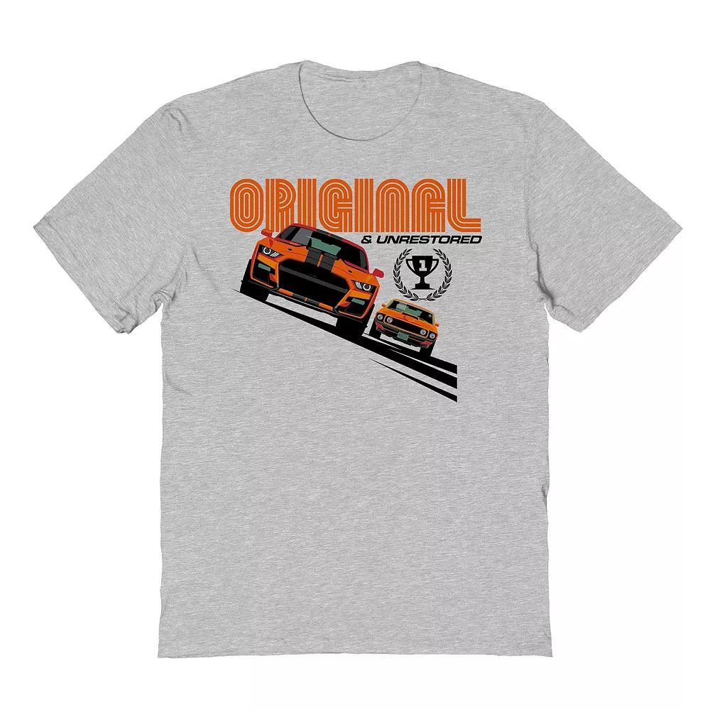 Men's Original & Unrestored Trophy Cup Car Graphic Tee, Size: XXL, Sport Gray Product Image