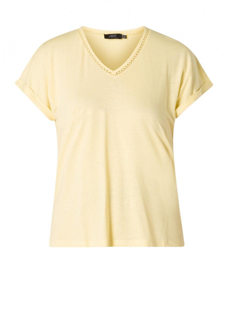 Yesta V-neck Tee Goldy Product Image