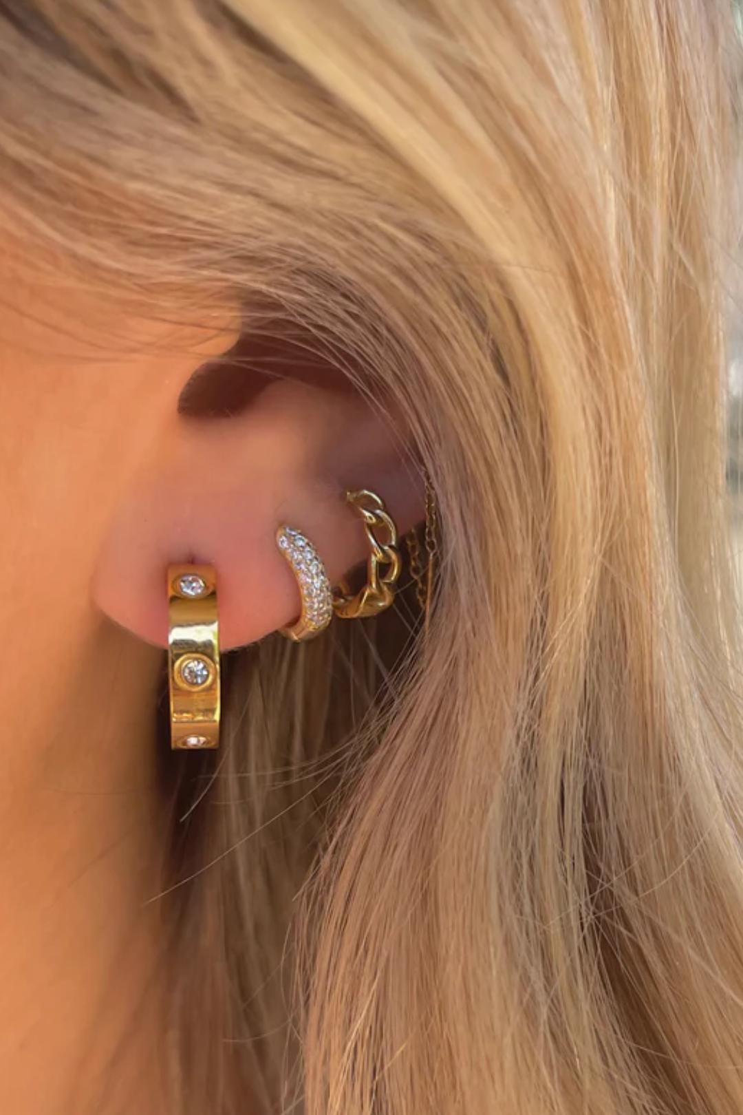 Corinne Gold Hoops Product Image
