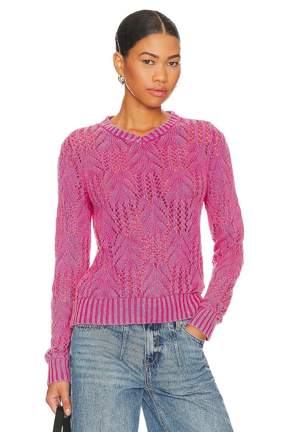 Delilah V-neck Sweater Central Park West Product Image