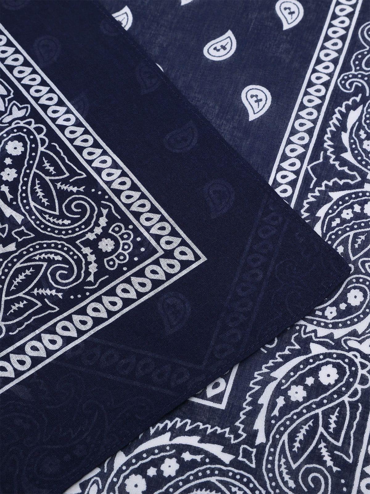 Bandana Print Square Scarf Product Image