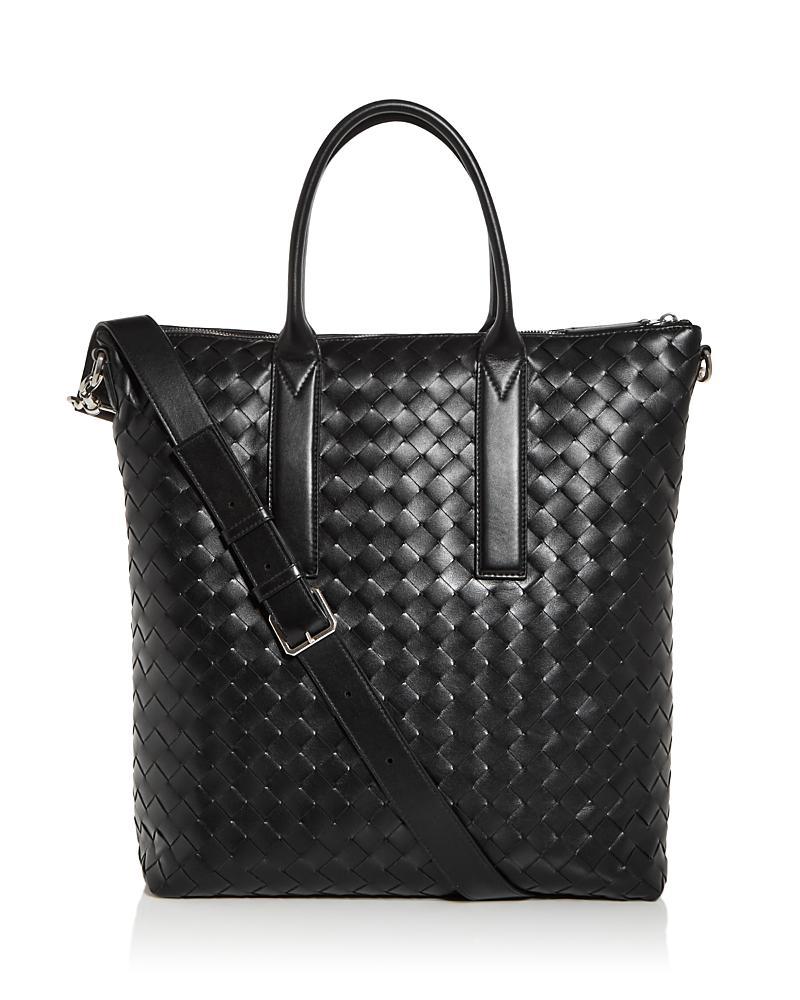 Men's Intrecciato Zip North-South Tote Bag Product Image